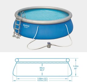 Bestway Palermo felfújható medence szett 457 x 122 cm