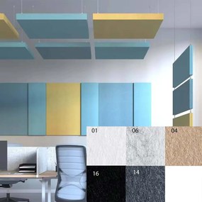 Bilnora extra sűrű vízszintes akusztikai mennyezeti panel 100x50x2,5cm - 04 beige