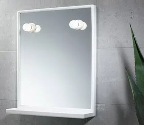 Fürdőszobai tükör beépített világítással 45 x 60 cm