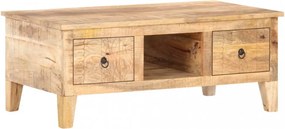 Nyers mangófa dohányzóasztal 100 x 55 x 40 cm