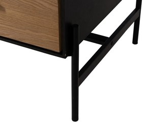 Natúr színű ruhásszekrény kőrisfa dekorral 104x203 cm – Ixia