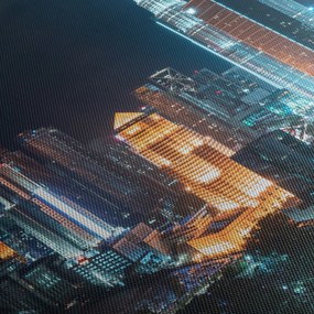Kép - Éjszaka Kuala Lumpurban (90x60 cm)
