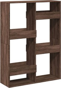 vidaXL barna tölgy színű szerelt fa könyvespolc 100 x 33 x 135 cm