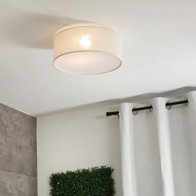 SIRJA mennyezeti lámpa 1xE27/60W/230V, 35 cm átmérő, krém színű