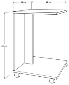 Tárolóasztal Still Walnut