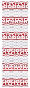 Nordic Knit 4 db karácsonyi párnahuzat és asztali futó szett - Minimalist Cushion Covers