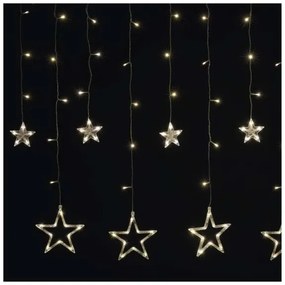 LED karácsonyi fényfüggöny 115xLED/1,35W 6,85x1,05 m meleg fehér