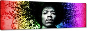 Vászonkép 60x20 Szivárvány Hendrix