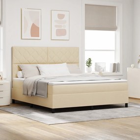 Boxspring ágy matraccal bézs szövet