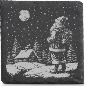 Kő alátét bögre x4 Karácsony Mikulás Karácsony Hó Karácsony