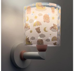 Dalber 41579S - Gyermek falilámpa BABY TEDDY 1xE27/15W/230V rózsaszín