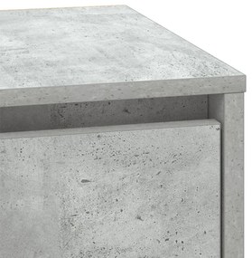 éjjeli szekrény LED világítással szürke beton 39x34,5x50 cm