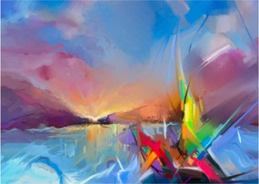 Kép - Naplemente (70x50 cm)
