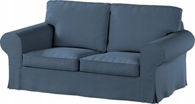 Ektorp 2 személyes kanapé huzat, összecsukható Ikea kék