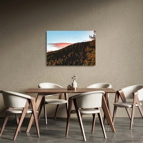 Kép a domb fölött (üvegen) (70x50 cm)