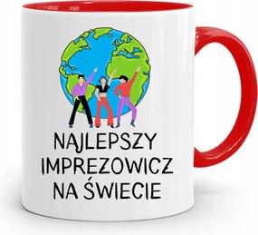 Bulizóknak Party Bögre Piros, fényképes nyomattal