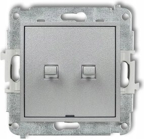 Amerikai dupla ezüst kapcsoló Mini 7MWPUS-2 Karlik