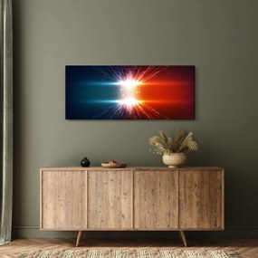 Absztrakt kép az aktív töltés (120x50 cm)
