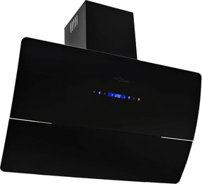 vidaXL fekete rozsdamentes acél fali páraelszívó 756 m³/h 90 cm