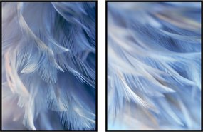 2db Poszter 50x70 szett kék tollak