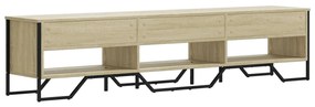 sonoma tölgyszínű szerelt fa TV-szekrény 180 x 34 x 41 cm