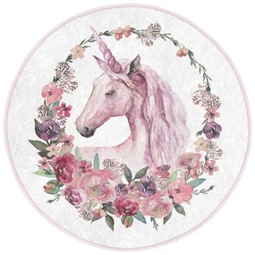 Rózsaszín gyerek szőnyeg ø 100 cm Comfort – Mila Home