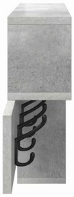 Fali Kabáthorog Beton szürke 100 x 12 x 43.5 cm Faanyag