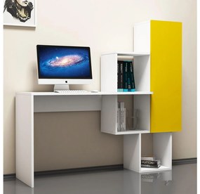 PC asztal Acai (fehér + sárga). 1088274