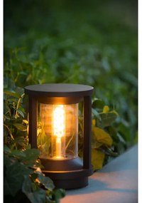 Lucide 15804/22/30 - Kültéri lámpa CADIX 1xE27/15W/230V 22 cm IP65 fekete