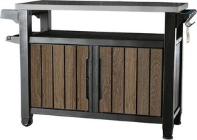 Keter UNITY XL 207 l grillasztal Walnut