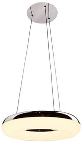 LED Csillár zsinóron LED/40W/230V 3000K átm. 40 cm fényezett króm