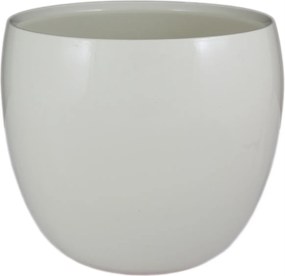 Krémszínű kerámia takaróponyva kerek 15 cm