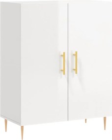vidaXL magasfényű fehér szerelt fa tálalószekrény 69,5 x 34 x 90 cm