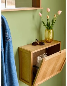 Herringbone tölgyfa fali cipősszekrény - Hübsch