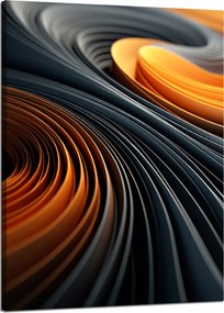 Vászonkép Absztrakt Örvény Spirálok 50X70
