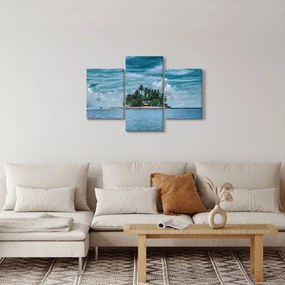 Kép - sziget a tengeren (90x60 cm)