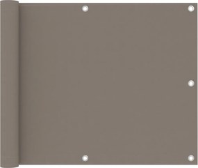 vidaXL tópszínű oxford-szövet erkélyparaván 75 x 300 cm