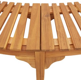 Jakuzzi Környezet Félig Kerek 252x111.5x55.5 cm Tömör Akácfa