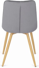 Szürke Bársony Étkezőszék RODRI