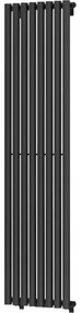 Mexen Nevada dísz radiátor 1800 x 480 mm, 940 W, Fekete - W201-1800-480-00-70