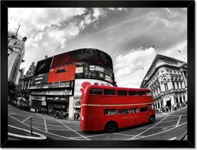 Poszterek keretben 40x30 Vörös London