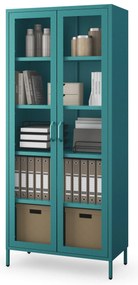 ANGELO vitrin, 800 x 1850 x 450 mm, Modern: tengerkék