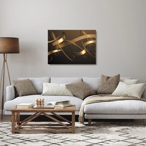 Kép - bronz szalagok (üvegen) (70x50 cm)