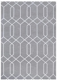 FX Maroc Gray könnyen tisztítható mintás szőnyeg