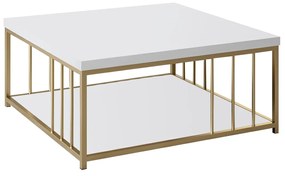 Dohányzóasztal Zen (fehér + arany). 1073449