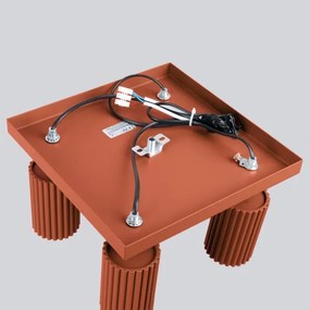 Sollux SL.1640 - Spotlámpa KARBON 4xGU10/10W/230V piros