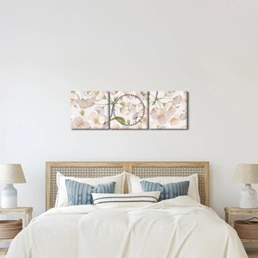Kép - Virágzás kegyelemmel N⁰1 (órával) (90x30 cm)