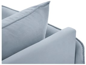 Világoskék bársony heverő (bal oldali) Vienna – Cosmopolitan Design