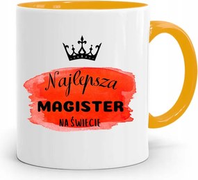 Mester Bögre Sárga Születésnapi Ajándék fényképes nyomtatással