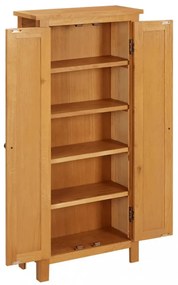 tömör tölgyfa tárolószekrény 50 x 22 x 110 cm